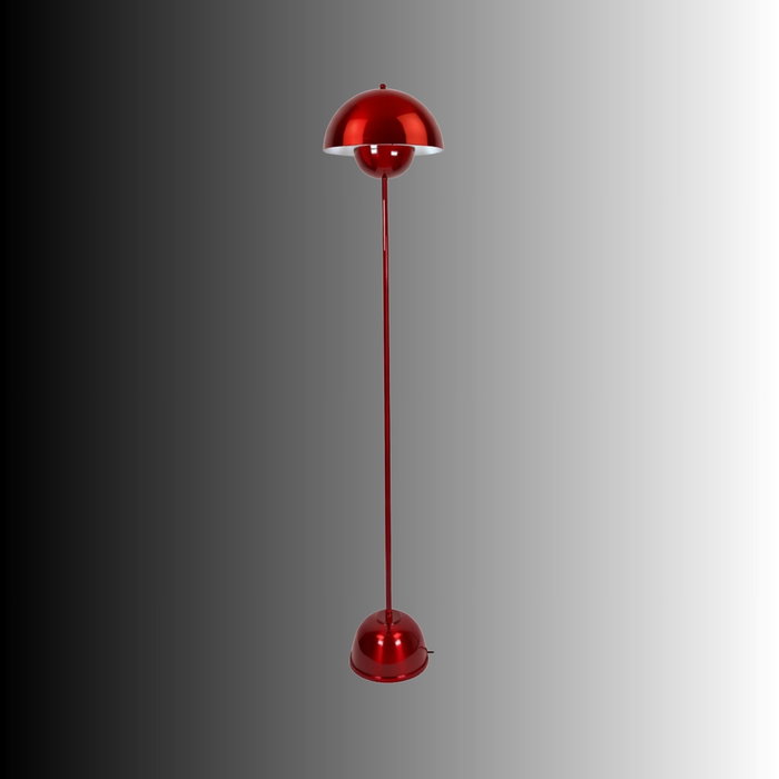 Opviq Lámpara de Pie de Metal Roja